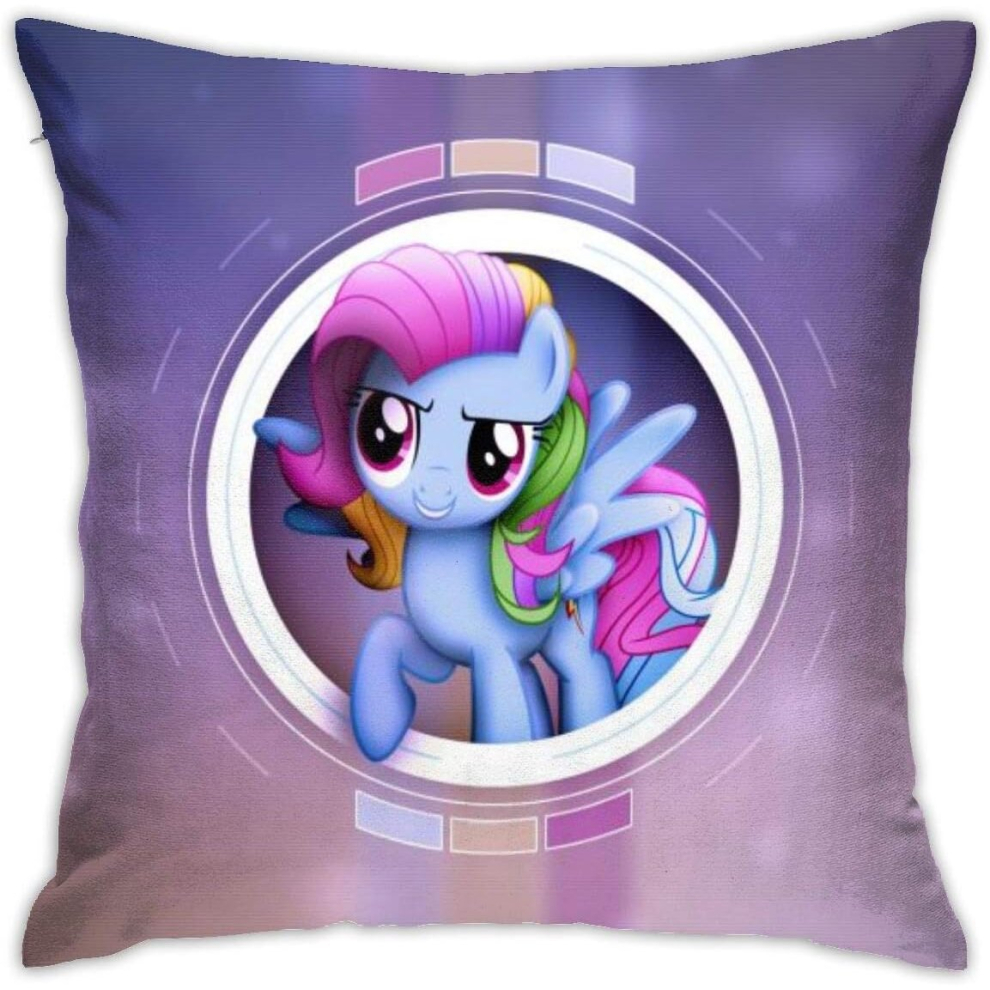 Pony Throw Pillow Covers Decorative Cotton Pilloases for Living Room Sofa Couch Bed Soft Pillow Cases 45CM*45CM-image-OPC-PCRQKNH-NEW