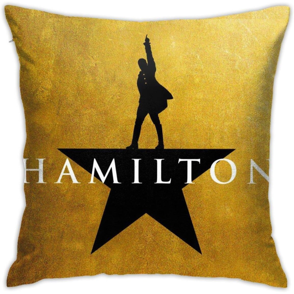 Kerota American Musical Hamilton Pillow Case Decorative Square Throw Pillow Covers Cushion Hold Home-Color01