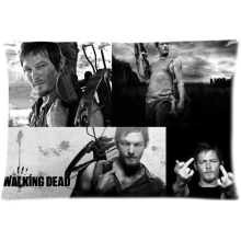 Custom Daryl Dixon The Walking Dead Pillowcase Standard Size Design Cotton Pillow Case