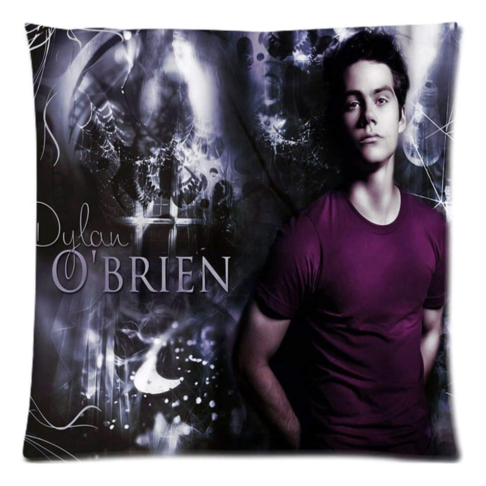 Decorative Cushion Cover Dylan O'Brien Throw Pillow Case For Sofa Bed Cotton Linen Pillow Slip 20"x20"(50x50cm)-image-OPC-PCRQNZQ-NEW