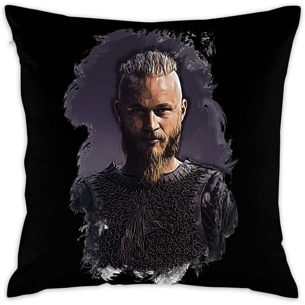 Vikings Ragnar Decorative Throw Pillow Covers Case Pillowcases (40cmx40cm)-image-OPC-PCRQQYT-NEW