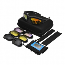 Dobrável Retro Motorcycle Glasses Polarized Sunglasses For Shooting Eye Windproof Moto Goggles Antifog Clear Len W1y1