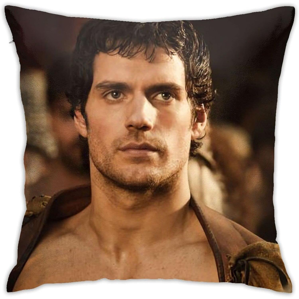 Henry Cavill Pillow Covers Double Sided Printing Throw Pillow Cases Soft Cushion Covers Dorm Decor for Living Room Bedroom Pillowcase-image-OPC-PCRQRDR-NEW