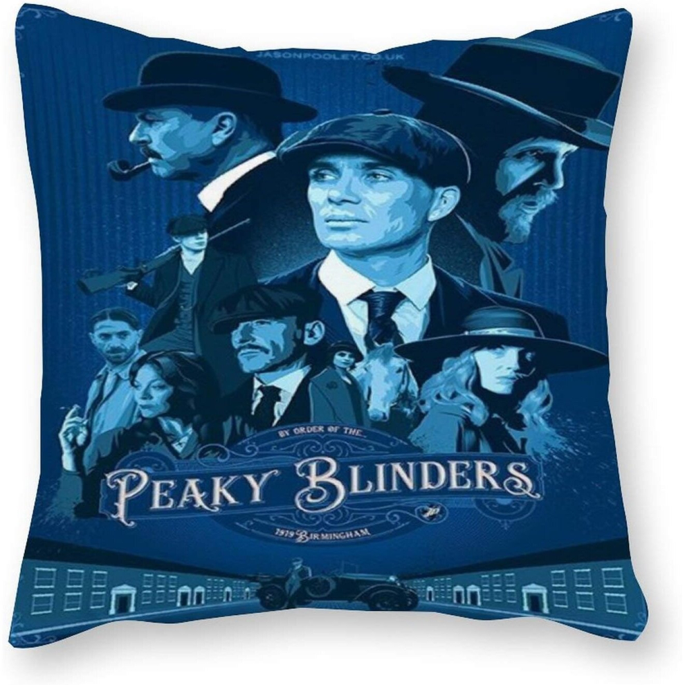 Peaky Blinders Cushion Pillow - Pop Art - Canvas Pillowcase Single - Without Filling pad - 40x40cm (Cover only)-image-OPC-PCRQTJR-NEW