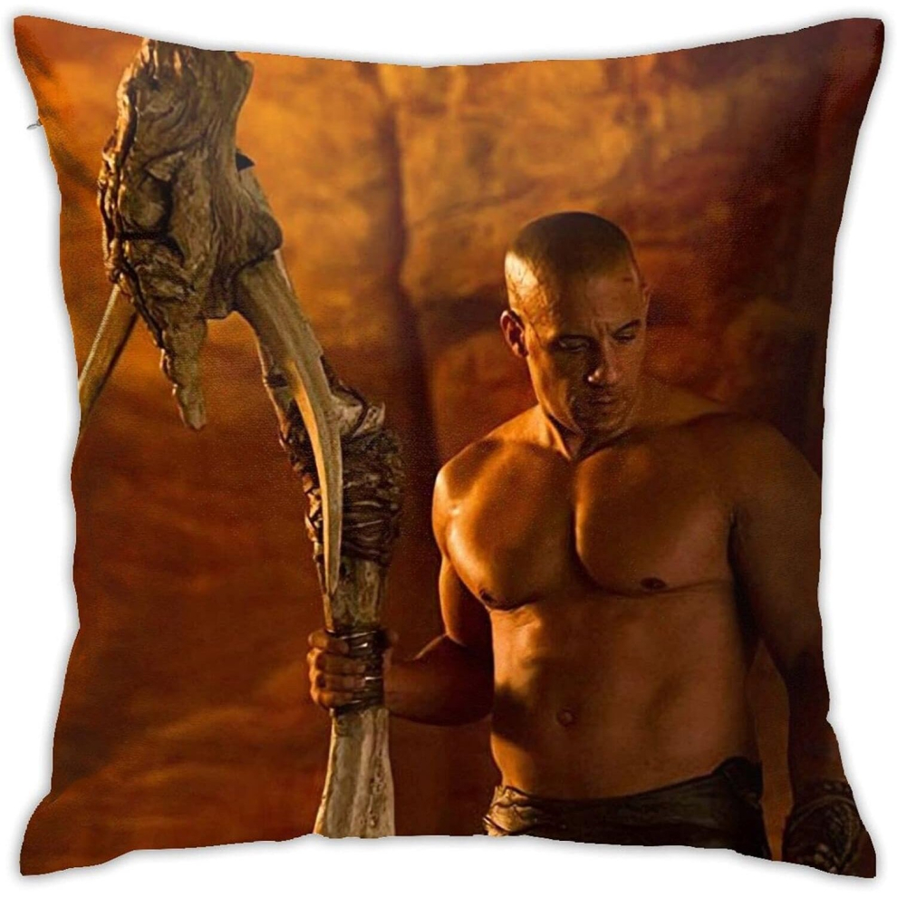 Vin Diesel Pillow Covers Double Sided Printing Throw Pillow Cases Soft Cushion Covers Dorm Decor for Living Room Bedroom Pillowcase-image-OPC-PCRQTQC-NEW