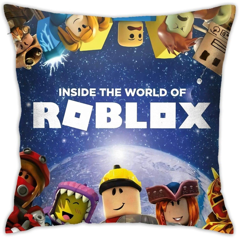 Robl-Ox Square Throw Pillow Case Cushion Cover Home for Sofa Chair Couch Bedroom Decorative Pillowcase 18"x18"