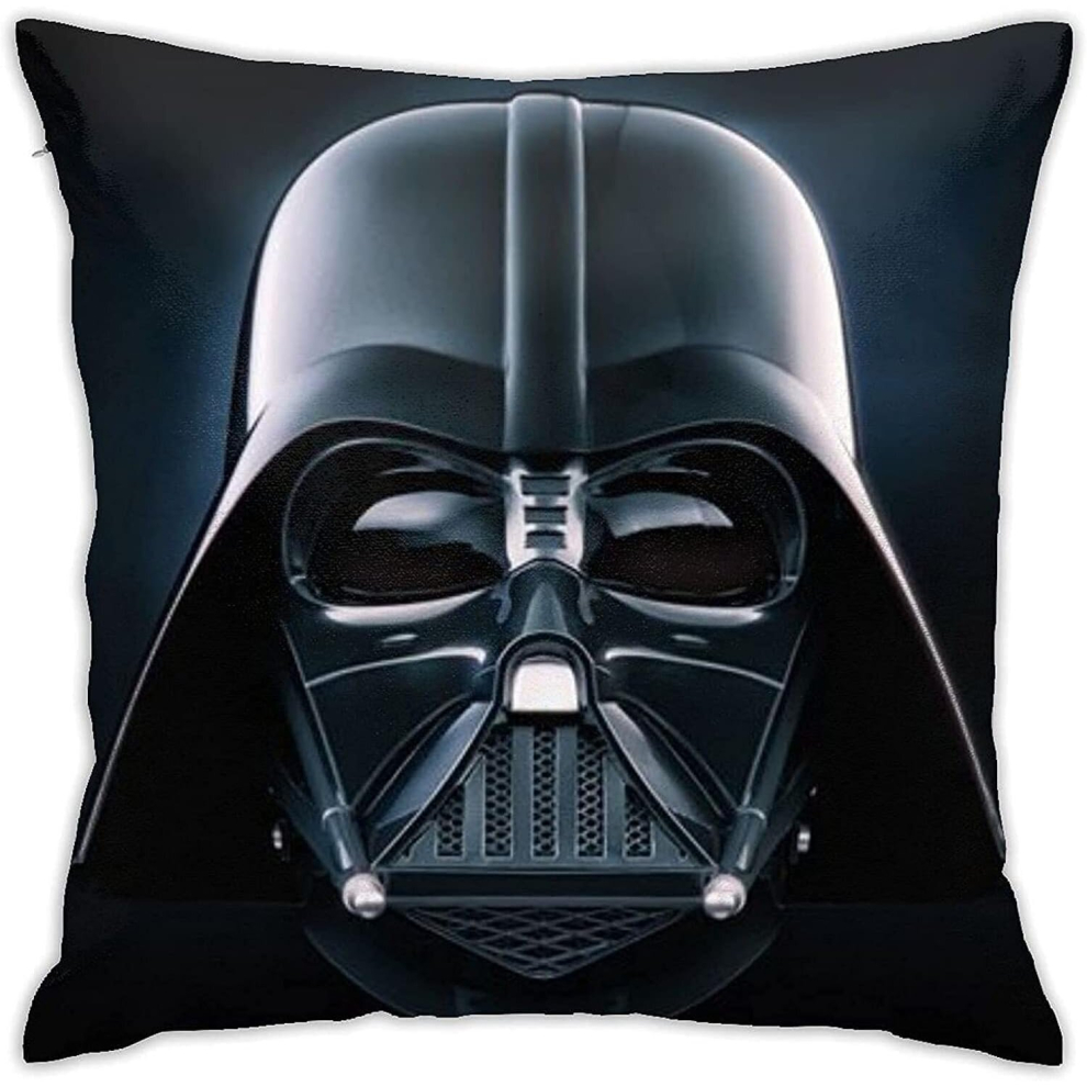 Darth Vader Pillow Covers Square Decorative Throw Pillow Covers Cushion Case for Sofa Couch Home Farmhouse Decor 18x18 Incn