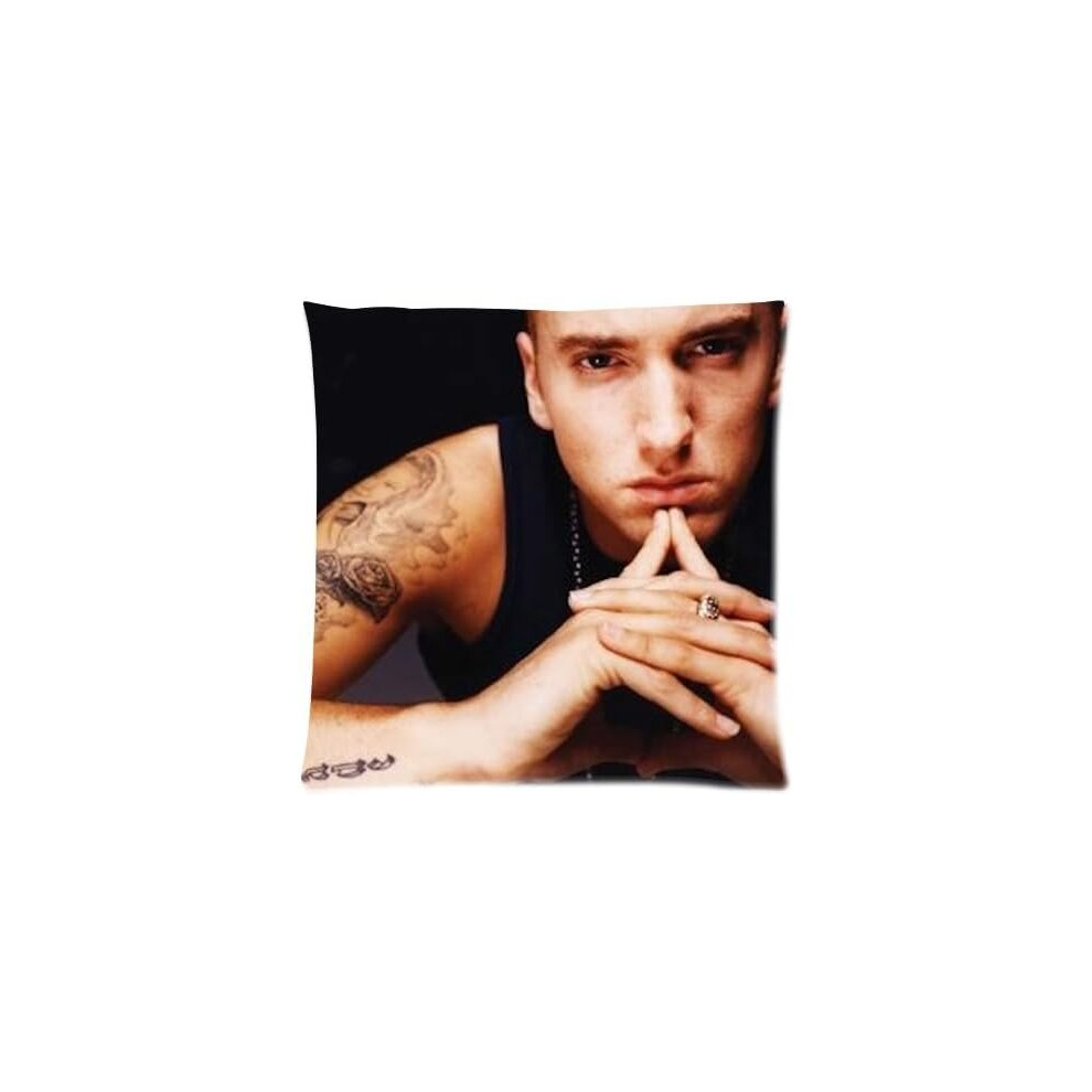 Hip Hop Singer Eminem 18 X 18 Inches Printed Cushion Throw Pillow Cover Case By Funny Gift