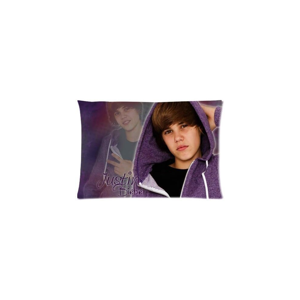 Justin Bieber Pillowcases Custom Pillow Case Cushion Cover (50cmx75cm)