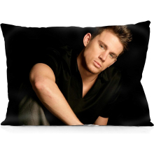 Channing Tatum Pillowcases Both Sides Print Zipper Pillow Covers 20"x30"