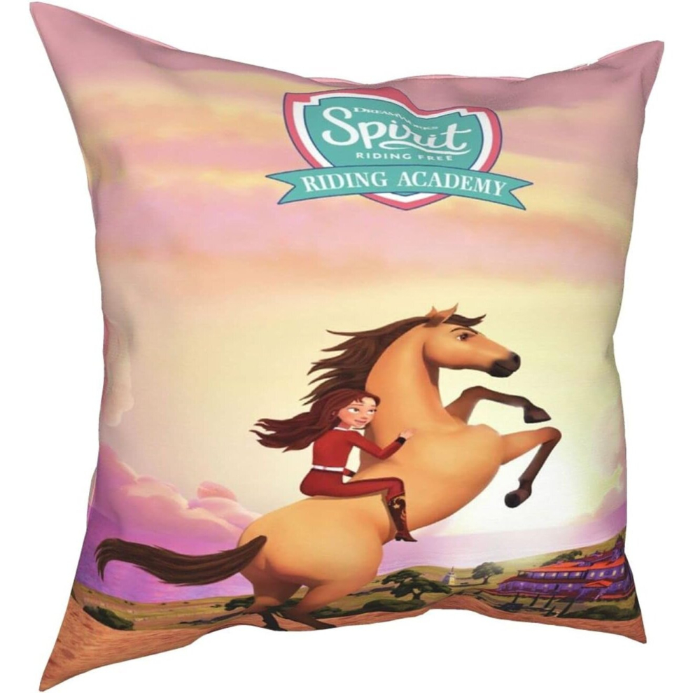 Comfortable Pillowcase Sp_Irit Ri_Ding Fr_Ee Pillow Cases Pack of 1,Soft Decorative Square Throw Pillow Covers Set Cushion Case-image-OPC-PCRQRP5-NEW