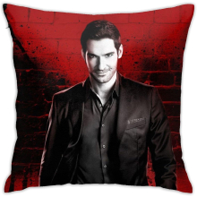 Lucifer Morningstar Pillow Super Soft Pillowcase Square Light Pillowcase Home Decorations 18x18 Inch.