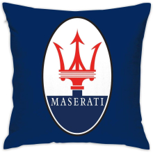 Maserati Logo Indoor Outdoor Decorative Throw Pillow Covers (45cmx45cm)