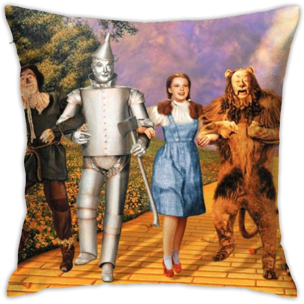 The Wizard Of Oz Throw Pillow Covers 18 X 18 Inch, Pillow Case Modern Cushion Cover Square Pillowcase Decoration.