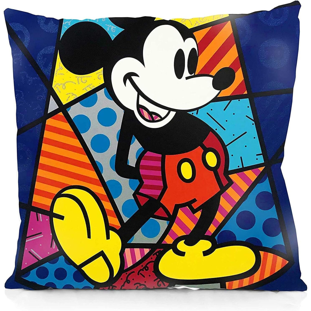 Soft Decorative Throw Pillow Cases Romero Britto Square Pillowcase Comfy Cushion Cover Luxury Pillow Cover