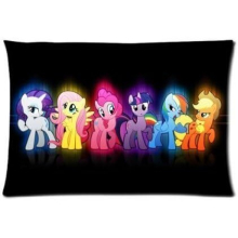My Little Pony Friendship is Magic Custom Rectangle Pillow Case 50x75 cm | Double-Sided Full-Print, Soft Polyester-Cotton, Hidden Zipper
