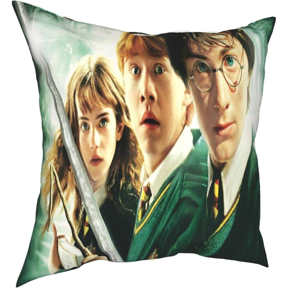 Comfortable Pillowcase Ha_Rry Poster Po_Tter Pillow Cases Pack of 1,Soft Decorative Square Throw Pillow Covers Set Cushion Case-image-OPC-PCRR8BT-NEW