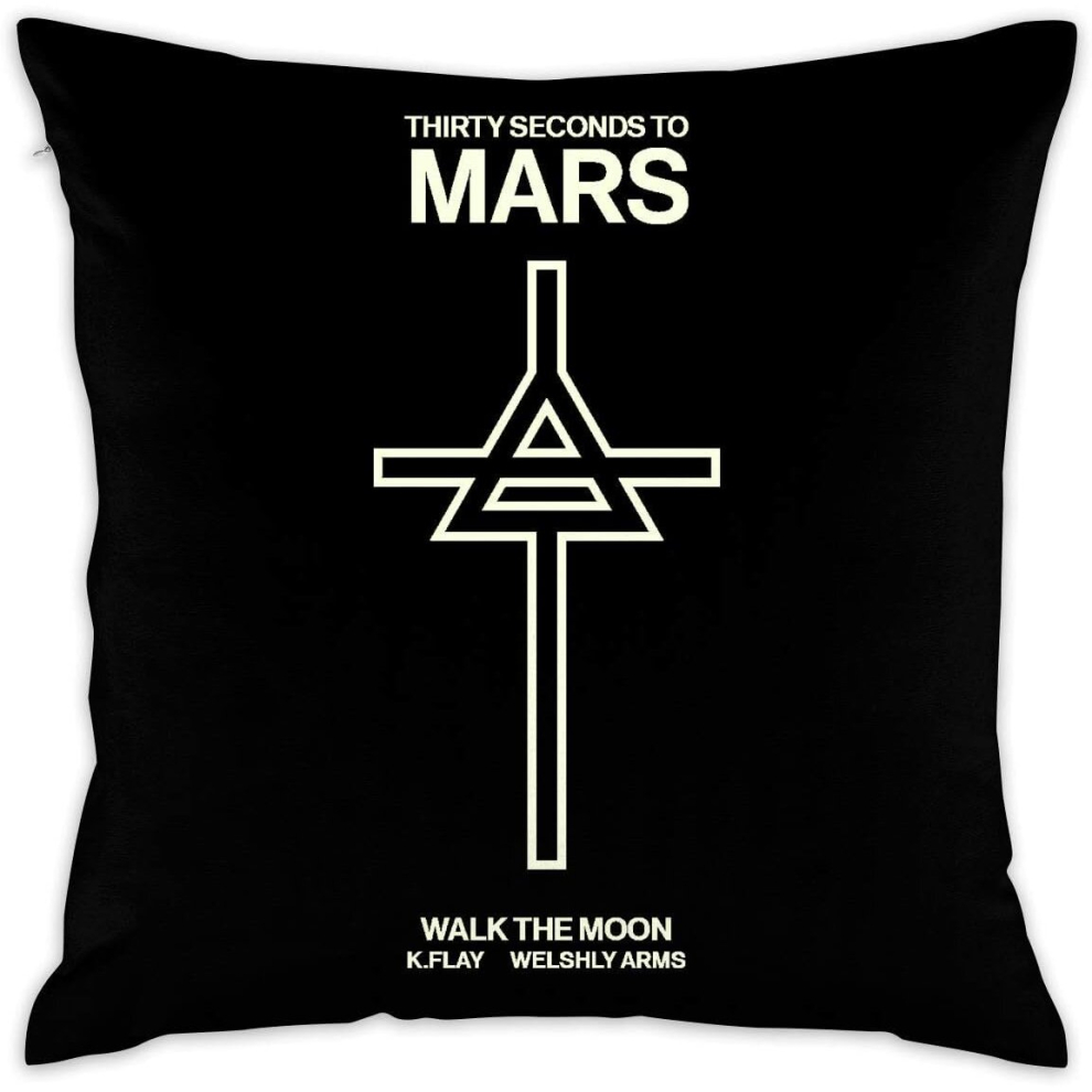 Thirty Seconds to Mars Logo Decorative Cushion Cover Pillow Covers Case Pillowcases (65cmx65cm)