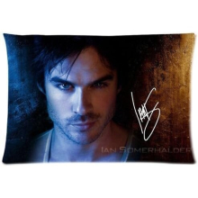 Generic Custom Ian Somerhalder Damon Salvatore The Vampire Diaries Pattern Pillow Case Cover (50cmx75cm)