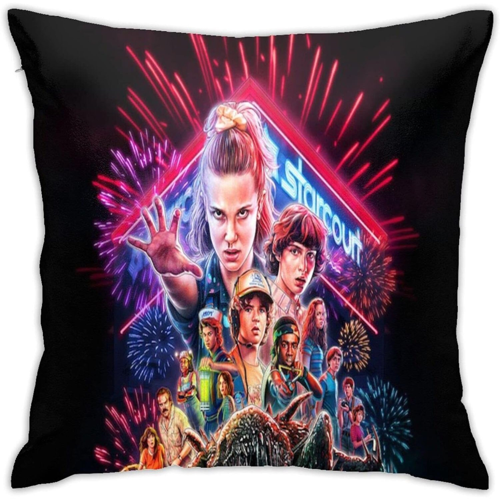 Stranger Things Pillow Case Pillow Case Soft Cushion Cover Durable Pillowcases Office Sofa Home Soft Decoration Throw Pillow Case 18 X 18 Inch