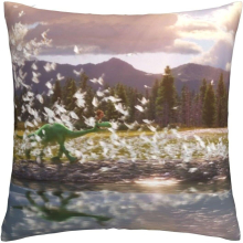 The Good Dinosaur Soft Cushion Covers 45 X 45 Cm Square Throw Pillowcases Comfy Decorative Throw Pillow Cases Luxury Pillow Cover