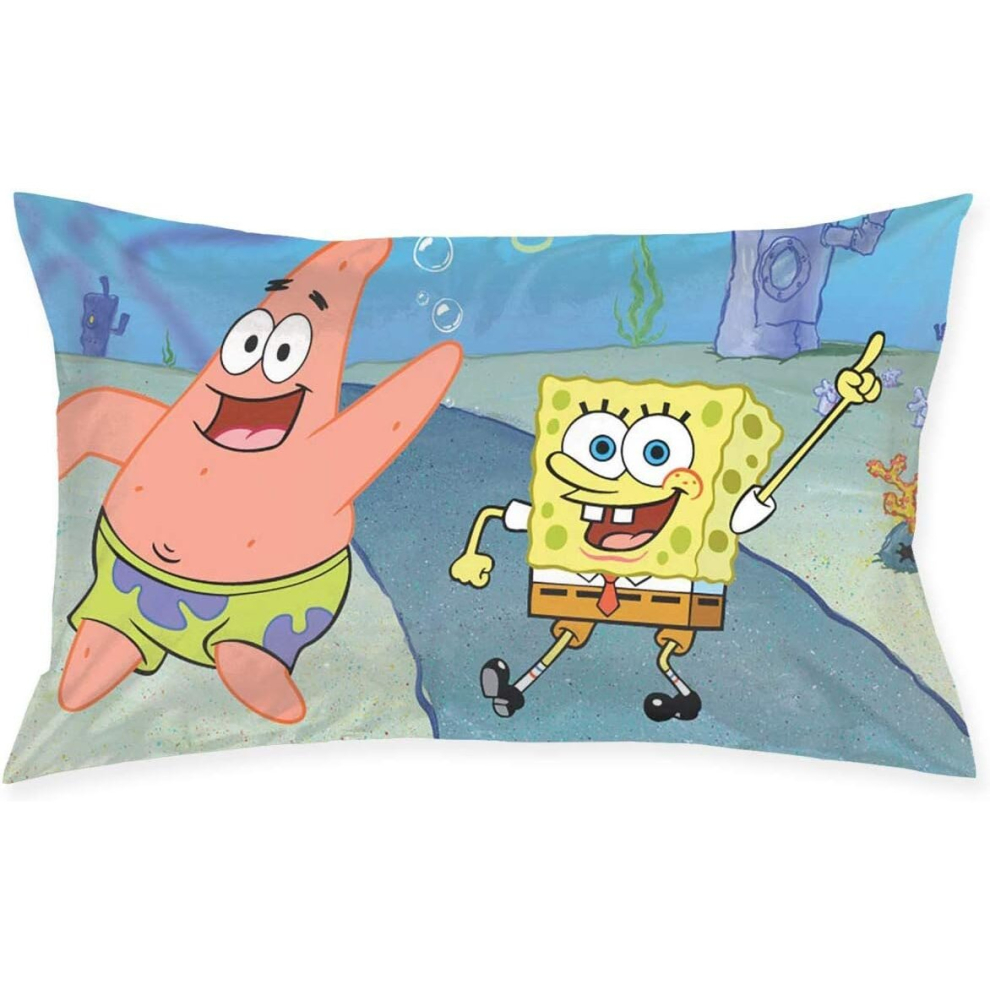 Poszewki Na Poduszki Dla Dzieci Spongebob – Standardowe Poszewki (40 Cm 60 Cm)-image