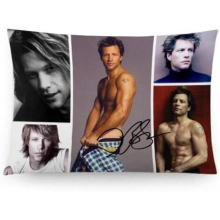 Jon Bon Jovi Pillowcase Rectangle Zippered Two Sides Design Printed 20x26 pillows Throw Pillow Cover Cushion Case Covers