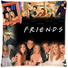 Friends TV Show Merchandise Pillowcase Pillow Protectors Custom Zippered Pillow Case Size: 20"x20" Two Sides Pillow Encasement
