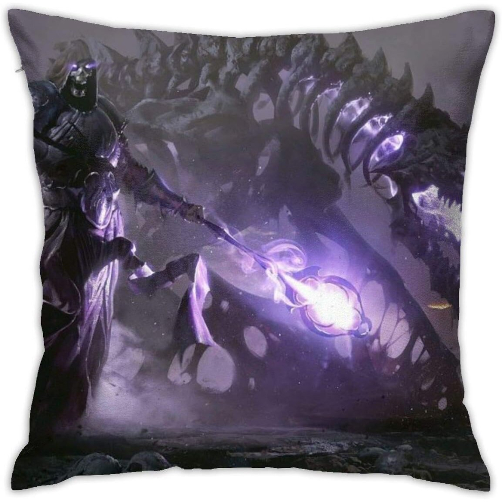 Overlord Anime Luxury Breathable Cushion Cover, 18x18 Inch Home Living Room Sofa Car Seat Decoration Pillowcase-image-OPC-PCRRRMG-NEW