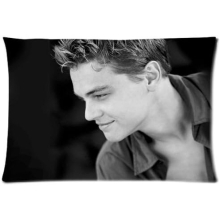 Custom Fashionable Leonardo Dicaprio Pillowcase Pillow Case Cover Standard (40cmx60cm)