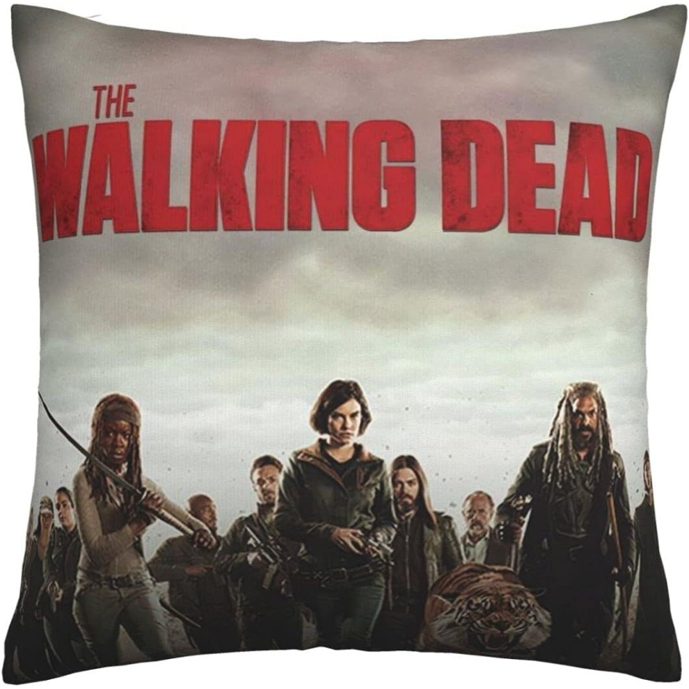The Walking Dead Cushion Covers Decorative Throw Pillow Case Sofa Car Pillowcase for Outdoor Home Bed Decor 45 x 45cm,Set of 1-image-OPC-PCRRSRX-NEW