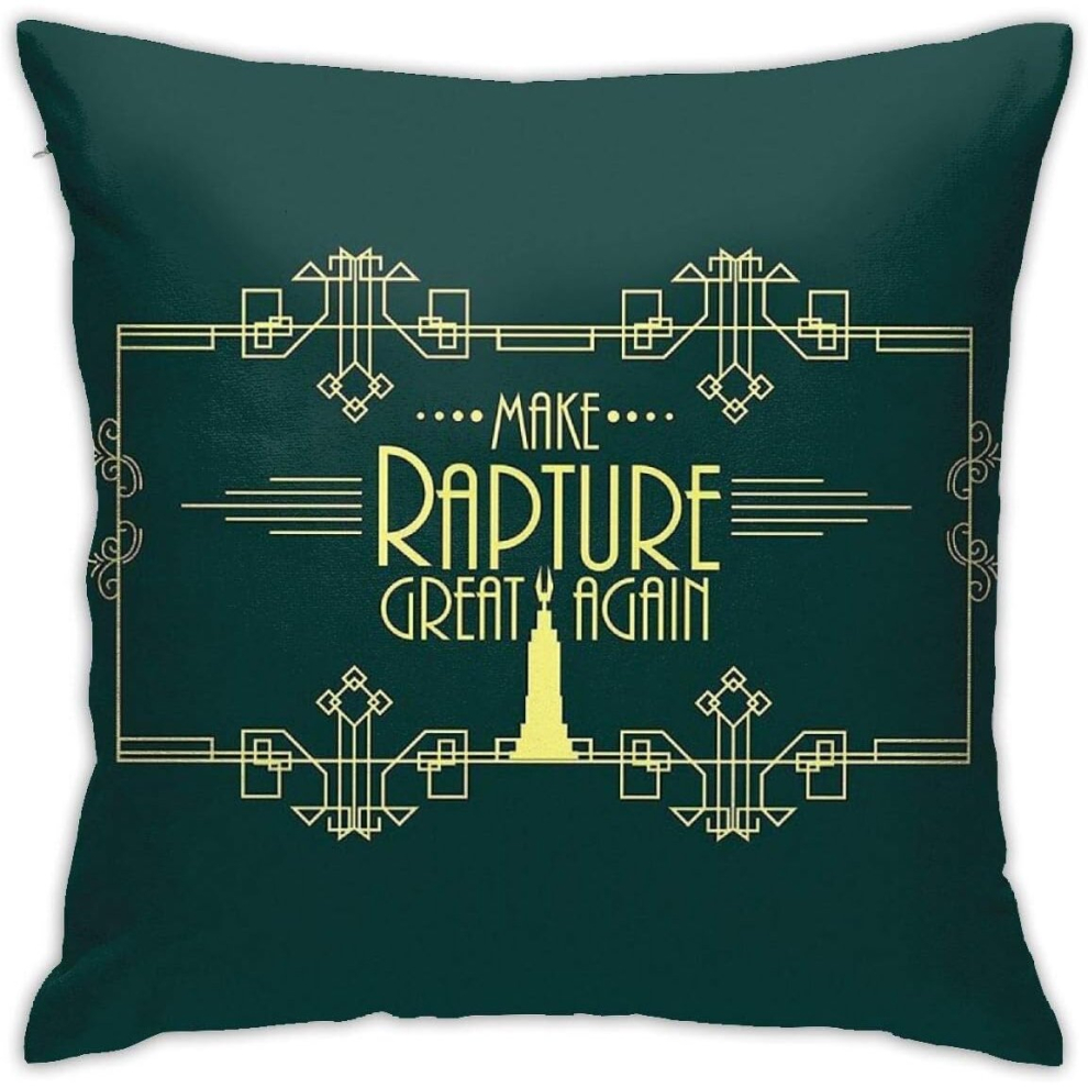 Make Rapture Great Again Pillowcase Home Decorative Throw Pillow Covers Bed Sofa Couch Cushion Square Pillow Case 18x18 Inch-image-OPC-PCRRTQF-NEW