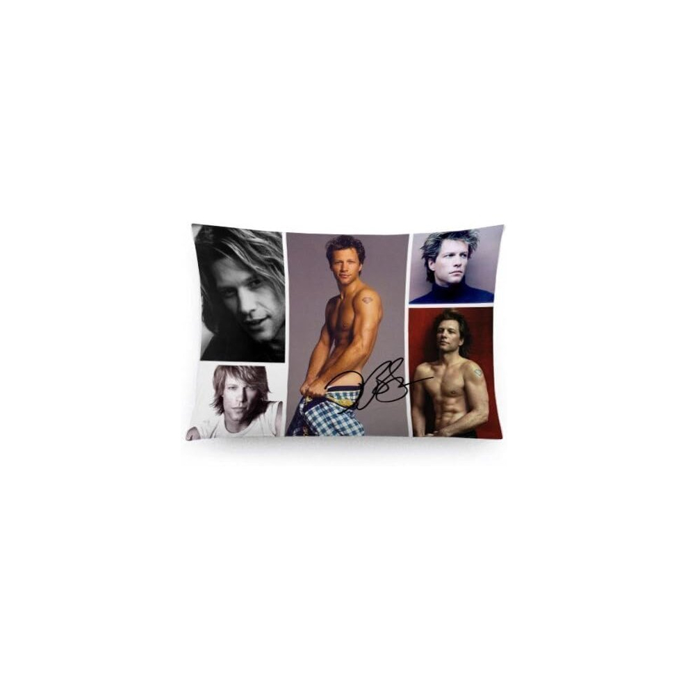 Jon Bon Jovi Home Decorative Soft Throw Pillowcase Cushion Custom Pillow Case Cover Protecter with Zipper Printed (76cmx50cm)