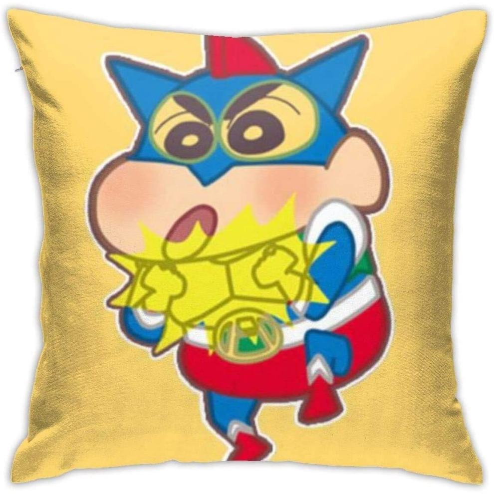 Soft Decorative Throw Pillow Cases Crayon Shin-Chan Square Pillowcase Comfy Cushion Cover Luxury Pillow Cover-image-OPC-PCRRWQS-NEW