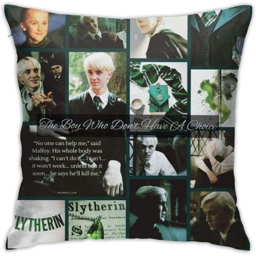 Draco_Malfoy Pillow Covers Soft Cotton Linen Throw Pillow Covers