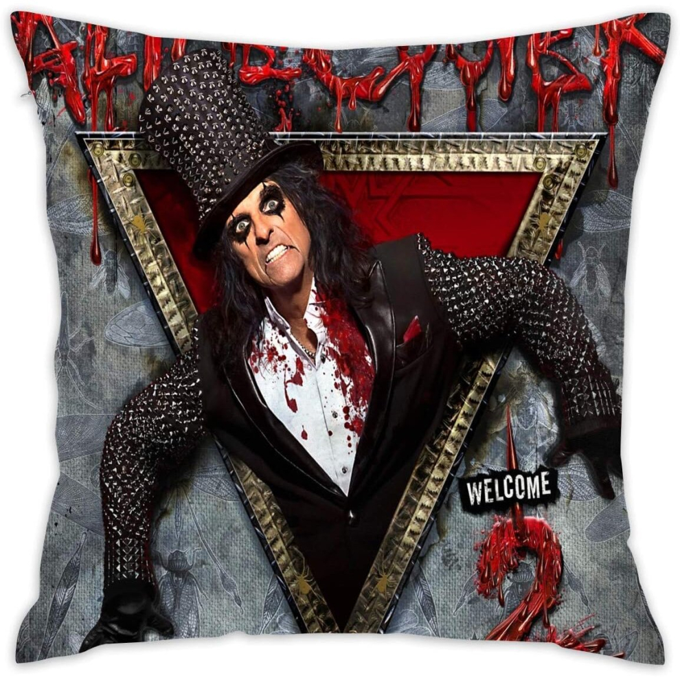 Alice Cooper Rest Home Decoration Cotton cotton Pillow (45cmx45cm)