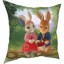 Peter Rabbit Four Seasons Pillows, Comfortable, Soft and Skin-Friendly Pillows, Suitable for Sofa Bed Cars-PETTER20-16x16inch