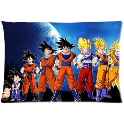 Anime Dragon Ball Z Pillowcases Custom Pillow Case Cushion Cover 20 X 30 Inch Two Sides