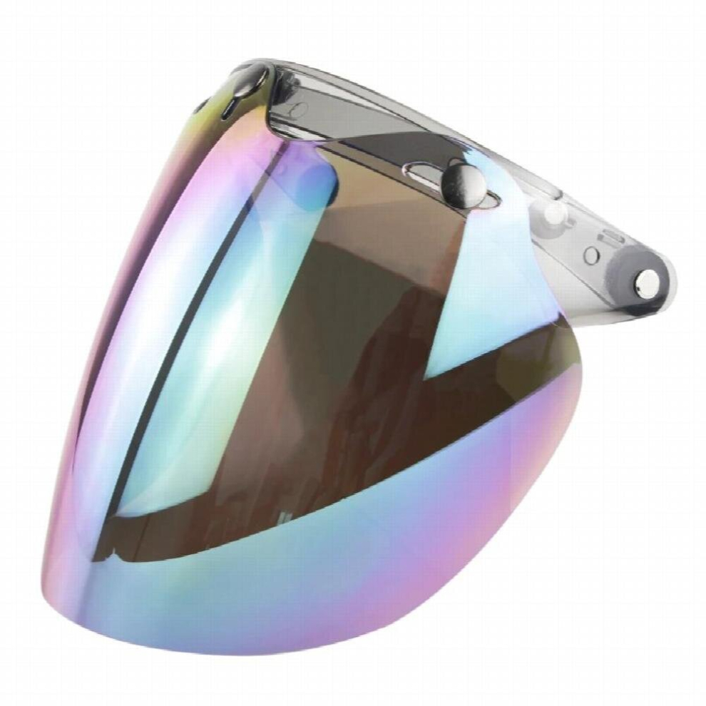 Motorcycle Bubble Visor Helmet Sunglasses Motorbike Retro Helmets Glasses Riding Protective Bubble Mirror Multicoloured 885672314385