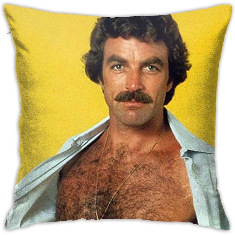 HOJJP Sebastian Stan Pillow Fashionable Zipper Square Pillowcase Novel Decorative Pillowcase Sitting Room Cushion Sofa Cushion-White3-image-OPC-PCRS92T-NEW