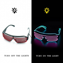 Glowing Glasses LED Gafas Luminous Bril Neon Christmas Glow Sunglasses Flashing Light Glass for Party Supplies Prop Costumes