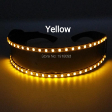 LED Glasses Flashing Light up Glasses DJ Bar Night Party Costume Glasses Dance Show Lighting Props
