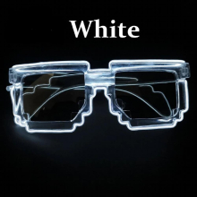 Led Sunglasses for Glow Party Glasses glow in the dark Flashing Mosaic UV400 Eyewear Unisex Gift Toy led luminous glasses