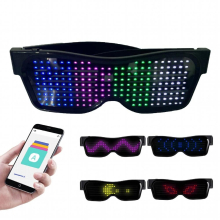 App Control Bluetooth Led Party Glasses USB Charge Flashing Luminous Eyewear for Bar Performance Happy Birthday