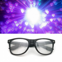 Star/Heart Shape Sunglasses Love Shape Special Effects To Watch The Light Change Into A Star-shaped Glasses At Night Sunglasses