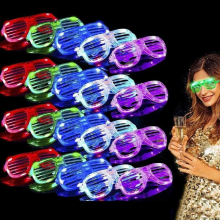 10pcs/lot Hot Flashing Party LED Light Glasses for christmas Birthday Halloween party decoration supplies glow glasses