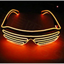 LED Luminous Glasses Halloween Glowing Neon Christmas Party Bril Flashing light Glow Sunglasses Glass Supplies Costumes
