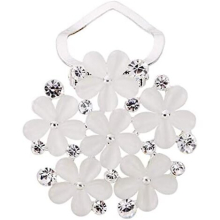 Highly-Polished Elegant Silk Scarf Buckle Clip Scarf Clip Brooch Scarf Buckle Ring Women Jewellry