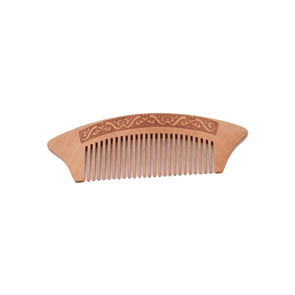 Ifsecond Unisex Durable Handcraft Wooden Carved Handle Combs Natural Sandalwood Comb Anti-Static Hair Care Tool,3