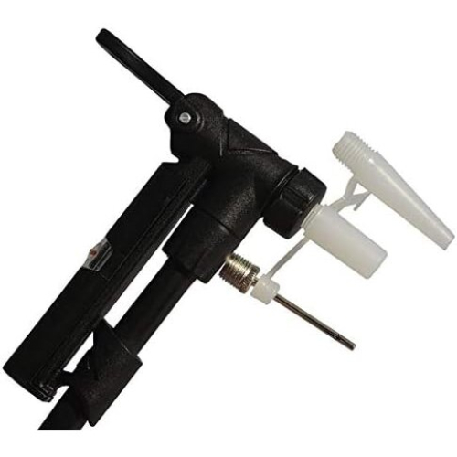 2pc Multi-funcation Ball Inflating Pump Adaptor Needle Valve Connector Set White 1